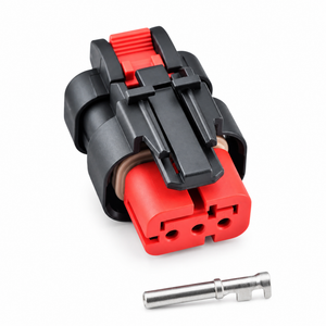 3 Pin Electrical Connector for CAT Excavator Carter 776523-1/2/3/4 776429-1 Camshaft – AX0305/YELLOW/3PIN – image 2