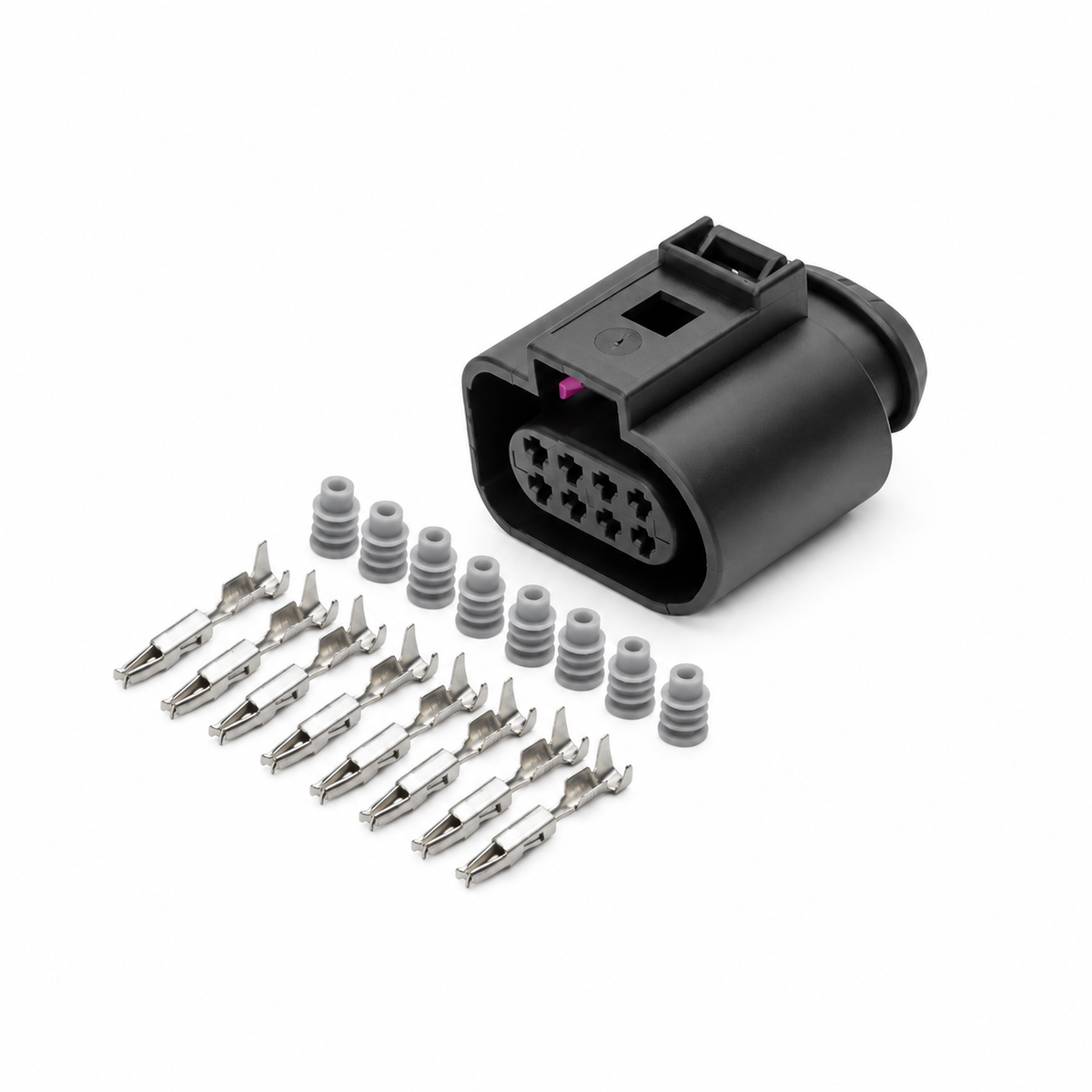 8 Pin / Way Wiring Loom Connector, Pins & Seals for VW Audi Seat Skoda 4H0973714 – AX0306/8pins – image 1