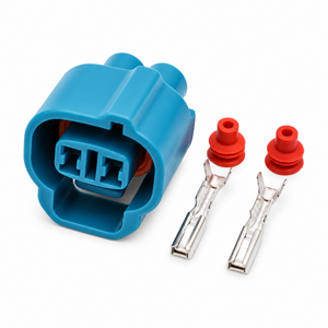 2 Pin Waterproof Auto Connector Plug for Side Light 90980-11156 / 6189-0031 – AX088/2pinBlue – image 2