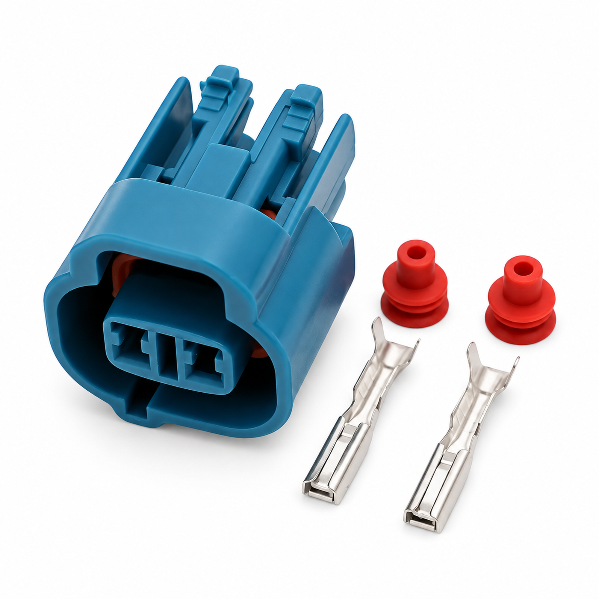2 Pin Waterproof Auto Connector Plug for Side Light 90980-11156 / 6189-0031 – AX088/2pinBlue – image 4