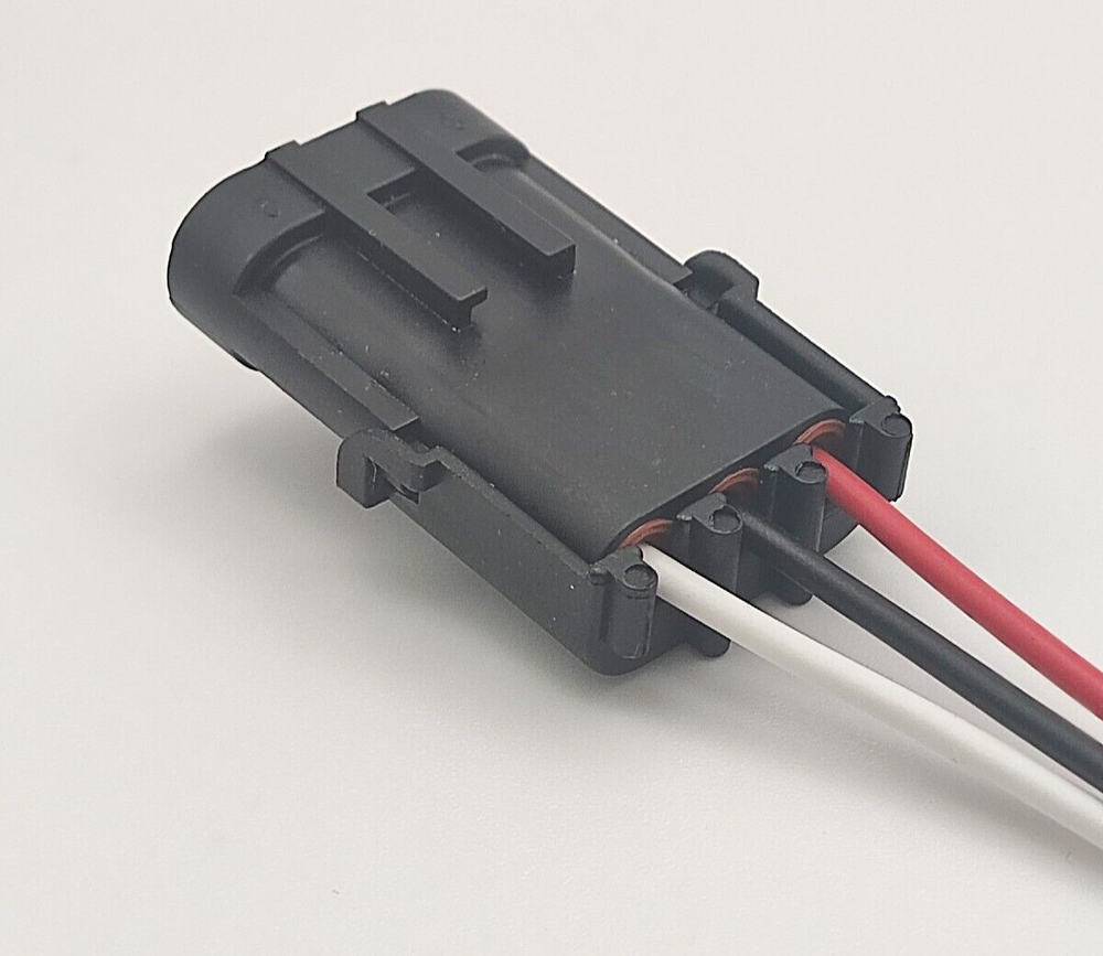 Assembled Delphi Weather Pack 3 Pin Sealed Prewired Connector Kit Male