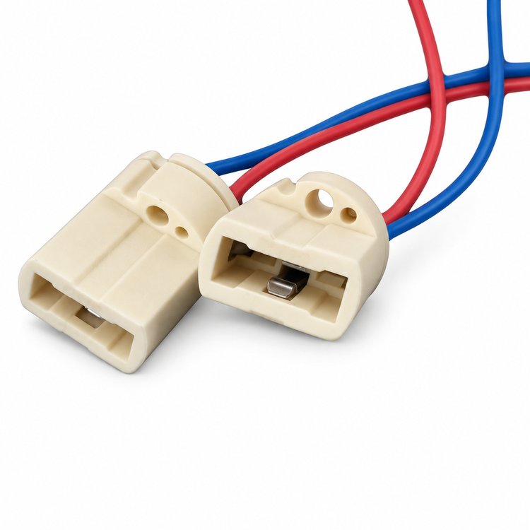2pcs 2 Pin G9 Base Ceramic Socket Lamp Holder Cable for Halogen Bulb LED Light Fitting – B12/X2cable.q89 – image 3