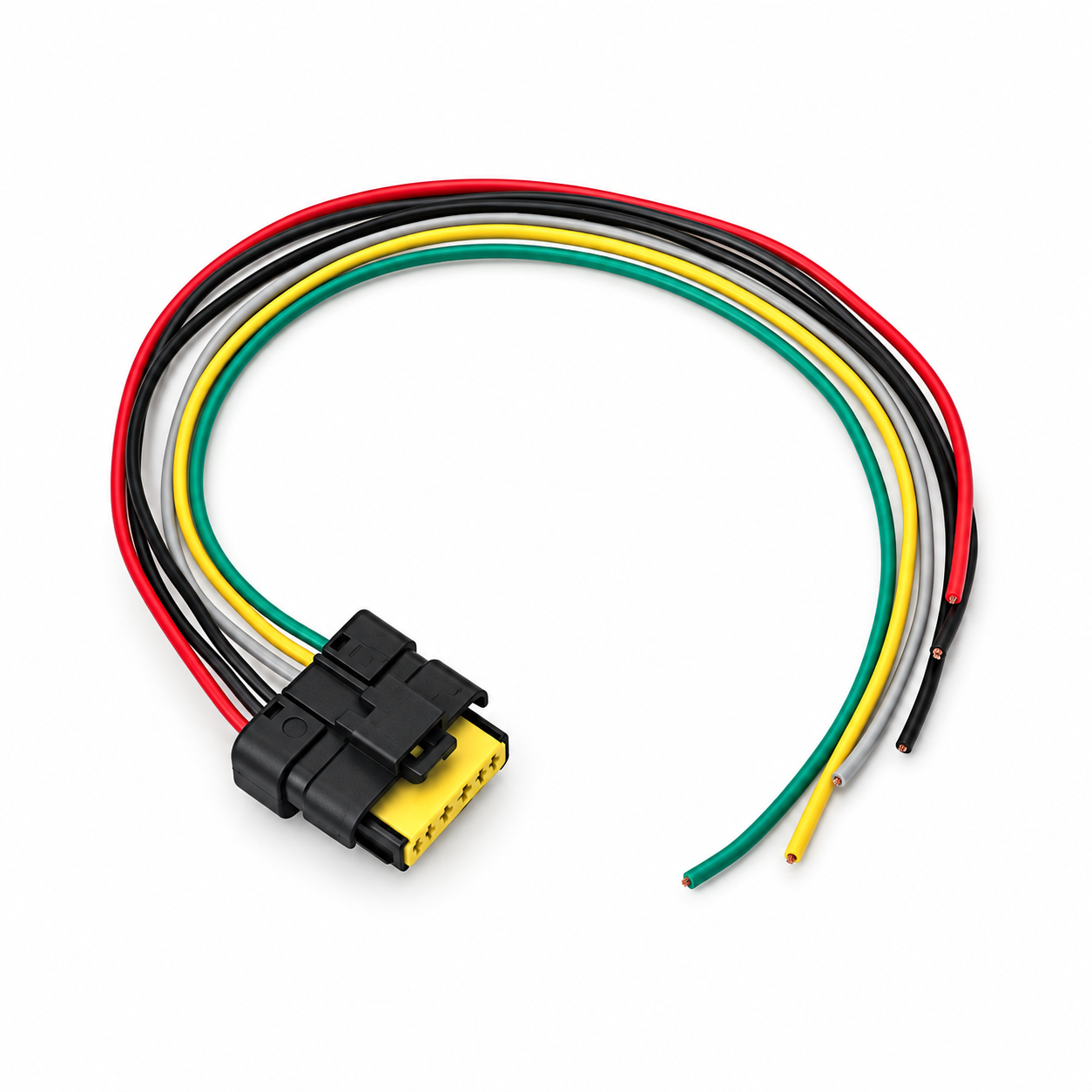 MAF C Mass Air Flow Meter Sensor 6 Pin 5WK9620 Connector Plug Wiring Harness Loom