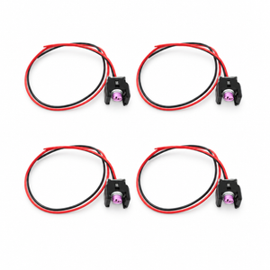 4 x 2 Pin Diesel Injector Plug/Electrical Connector For Mercedes Sprinter Delphi Piezo 13816706