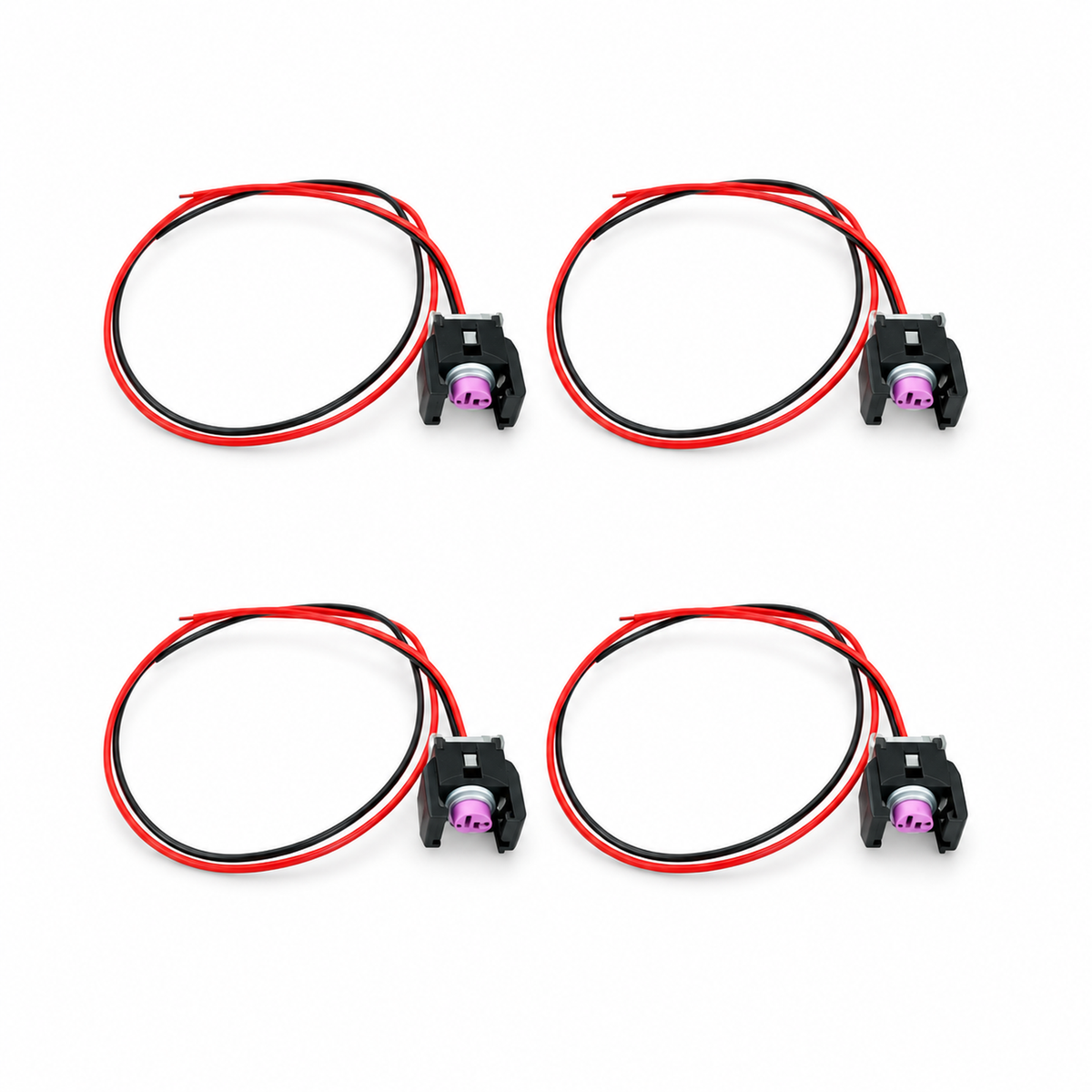 4 x 2 Pin Diesel Injector Plug/Electrical Connector For Mercedes Sprinter Delphi Piezo 13816706 – *B7/X4/Cables – image 1
