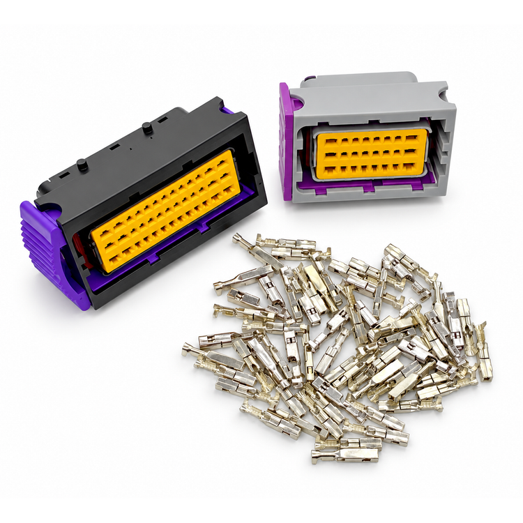 24 / 39 Pin - ECUMaster EMU Black Connector Kit - ECU Plug Housings & Terminals – BA041/kit – image 1