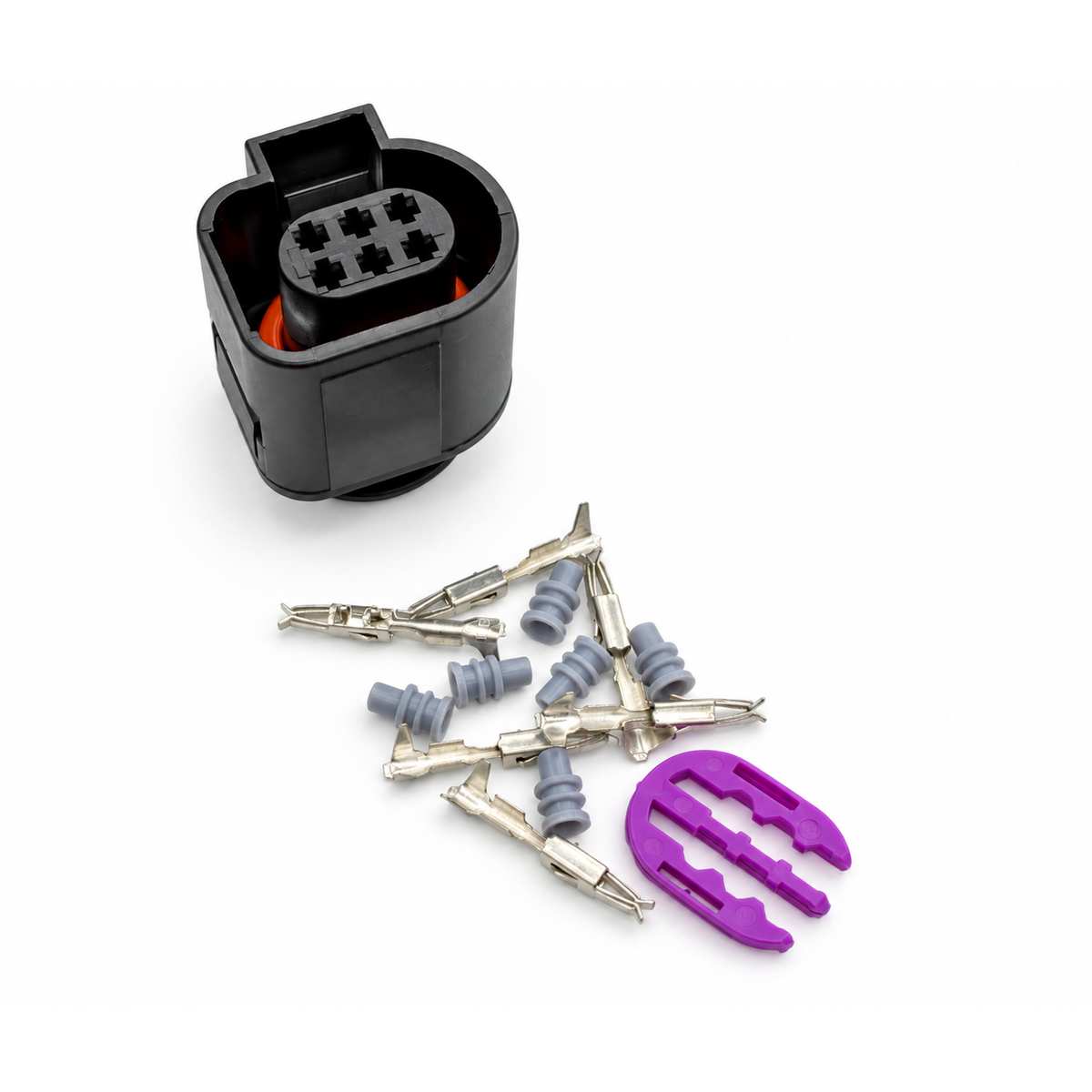 6 Pin Connector Kit for Bosch LSU 4.2 / 4.9 Lambda Oxygen Sensor with Terminals & Seals – BA042/6pin – image 4