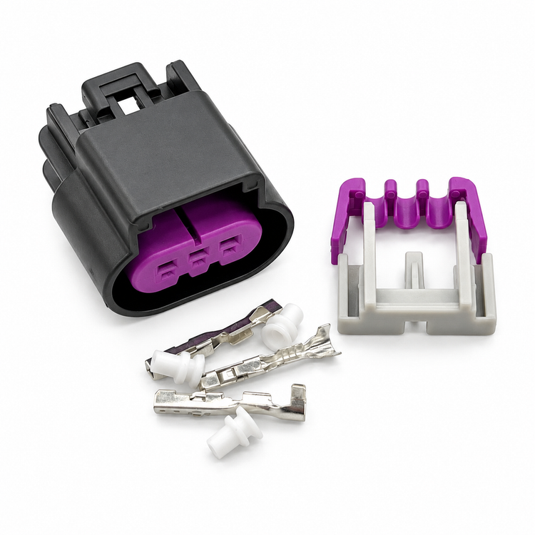 3 Pin Flex Fuel Ethanol E85 Sensor Connector Plug Kit with Terminals & Seals – BA046/3pin – image 1