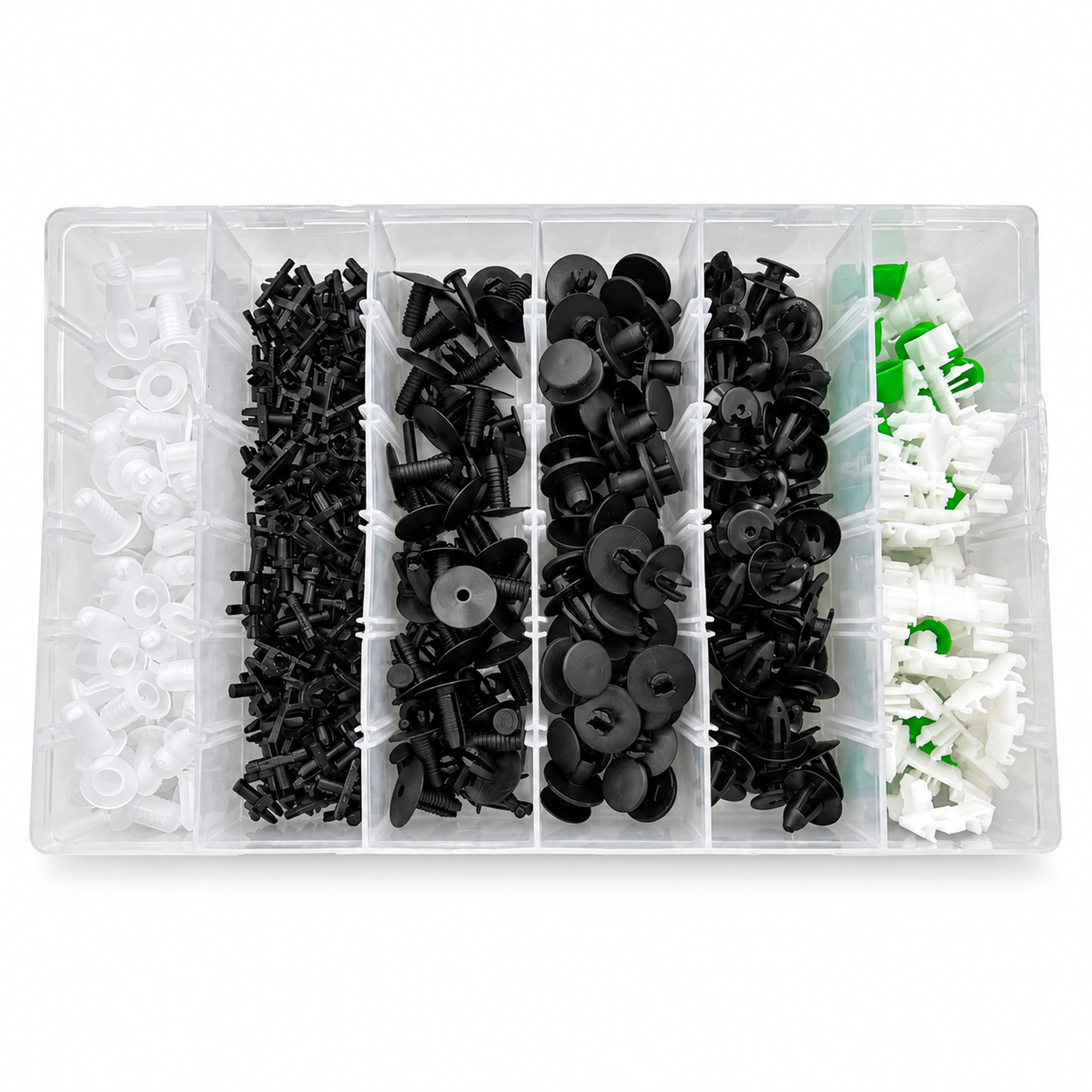 290pcs Automotive Trim Clip Assortment Kit for BMW Push Fasteners Rivet Bumper Panels Wheel – BA054/290pcsBMWClips – image 1