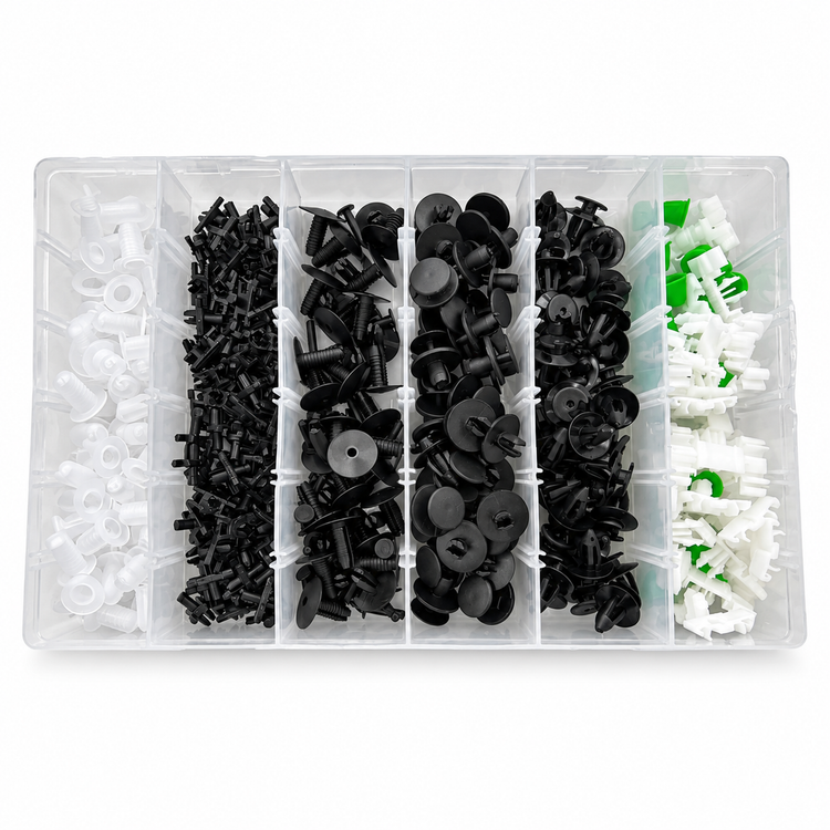 290pcs Automotive Trim Clip Assortment Kit for BMW Push Fasteners Rivet Bumper Panels Wheel – BA054/290pcsBMWClips – image 1