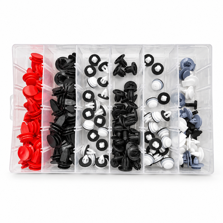 130pcs Automotive Clip Assortment Kit for Mini Cooper R50 R52 R53 R56 - Push Fasteners – BA056/130pcsMiniClips – image 1