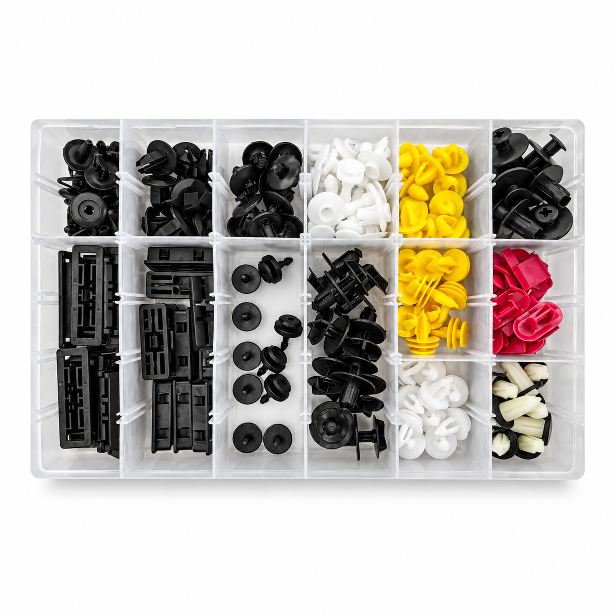 140pcs Automotive Clip Assortment Kit for Jaguar XE XF XJ XK Push Fasteners Trim Rivet – BA057/140pcsJagClips – image 1