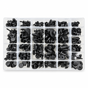 280pcs Clips for Mercedes-Benz Automotive Trim Assortment Kit Push Fasteners Rivet Bumper Panels Wheel Arches Engine Covers etc.