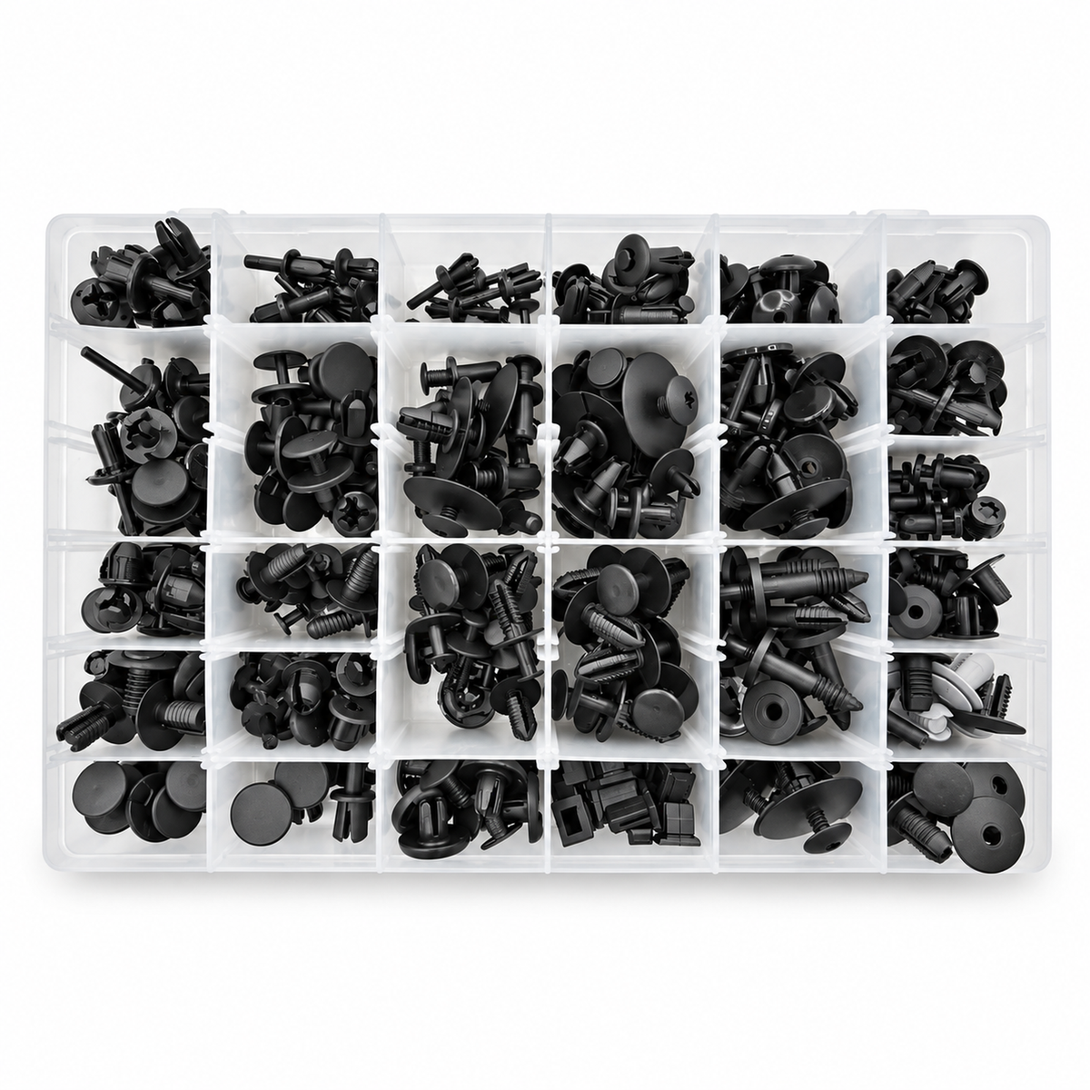 280pcs Clips for Mercedes-Benz Automotive Trim Assortment Kit Push Fasteners Rivet Bumper – BA063/280pcsMercClips – image 1