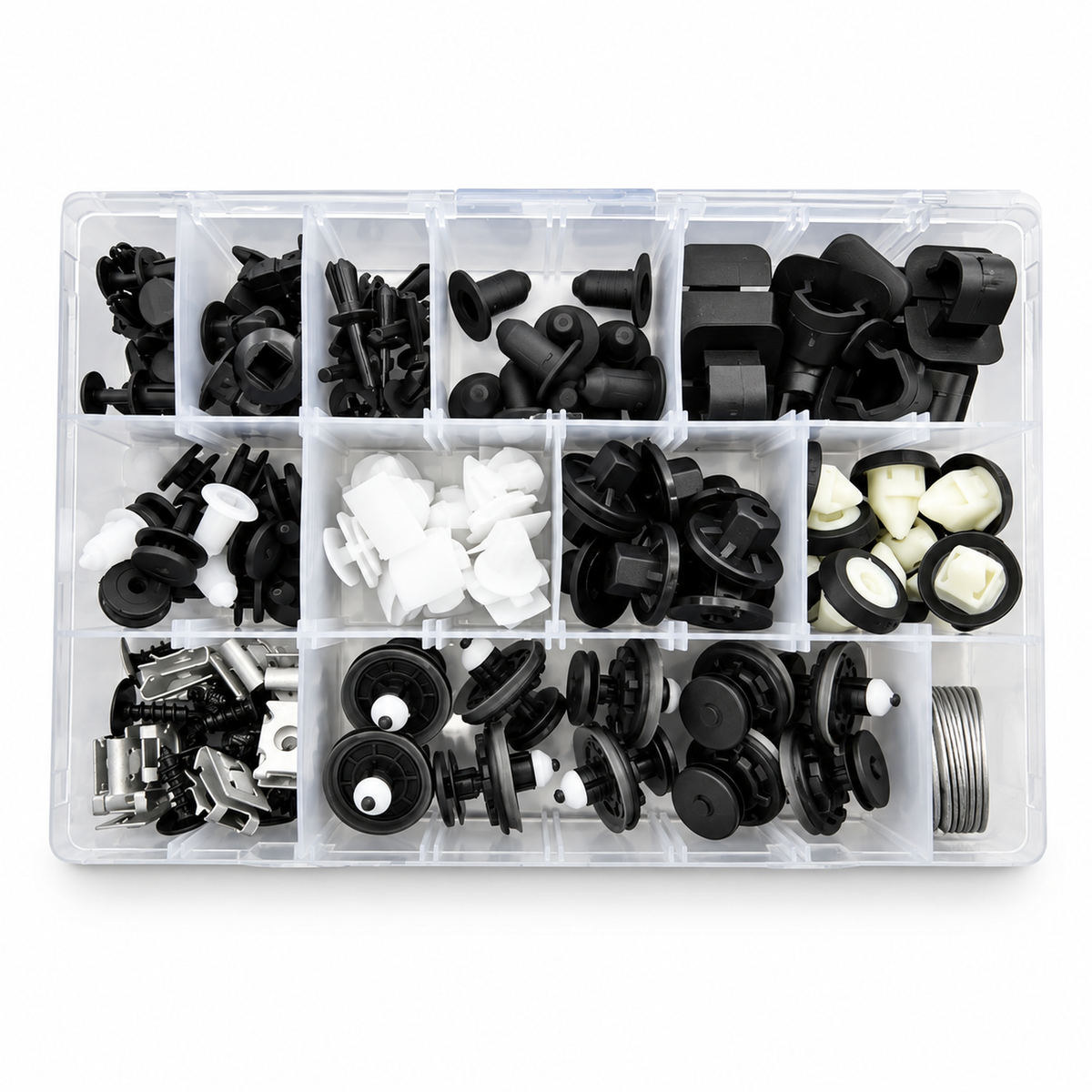 130pcs Clips for VW Volkswagen - Automotive Trim Assortment Kit Push Fasteners Rivet Bumper – BA065/130pcsVWClips – image 1