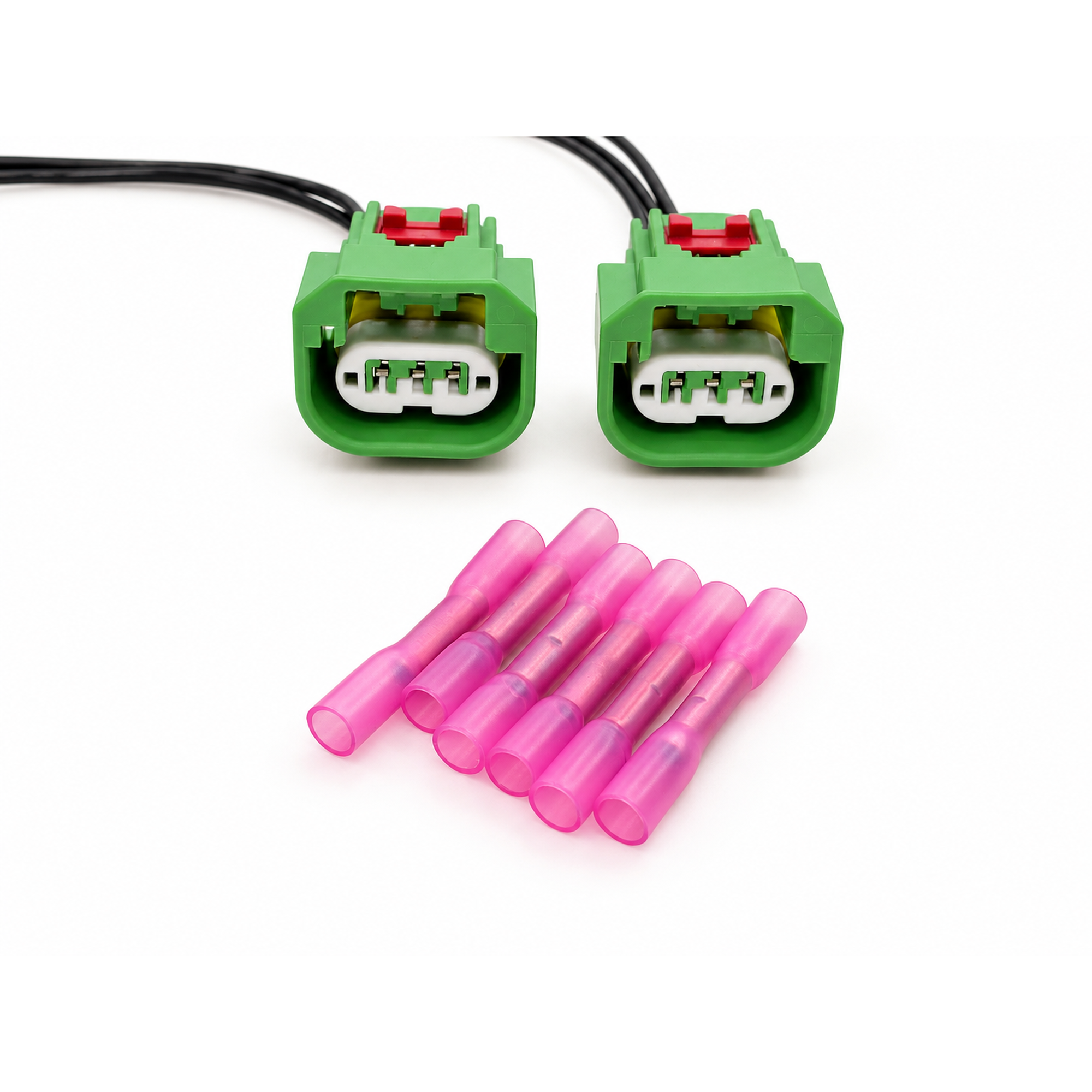 2pcs 3 Pin H13 Headlight DRL Parking Light Connector Plug 68064997AA for Chrysler Jeep – BA097/2pcsPack – image 3