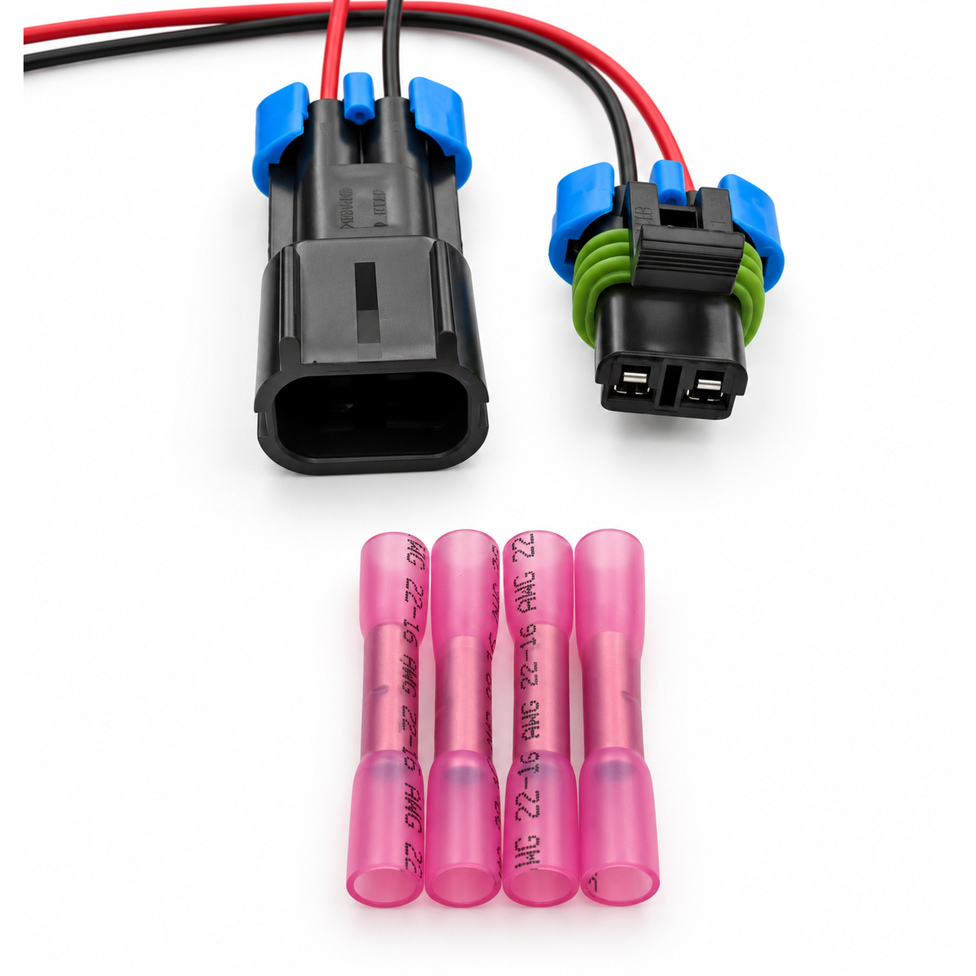 2pcs 2 Pin Delphi Metri-Pack AC Compressor Connector Plug Prewired 15300027 for GM – BA168/2pcsCables – image 3