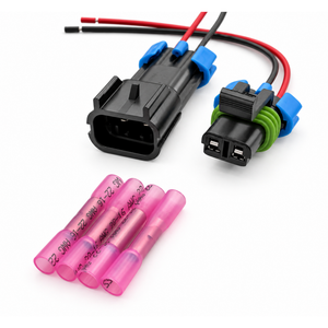 2pcs 2 Pin Delphi Metri-Pack AC Compressor Connector Plug Prewired 15300027 for GM – BA168/2pcsCables – image 5