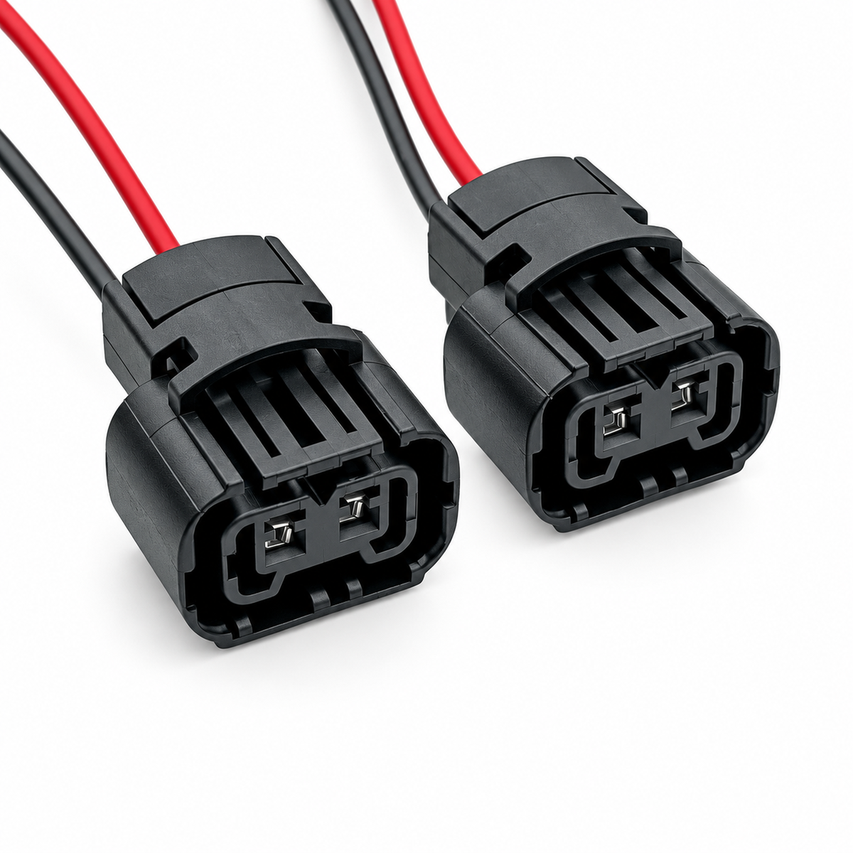 2pcs 5202 2504 PS24W Fog Light Female Connector Plug Prewired Wiring Harness 2 Pin – BA171/2pcs – image 1