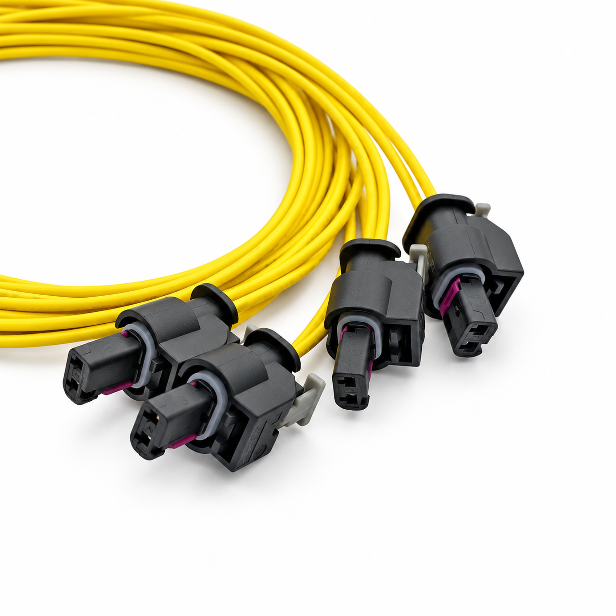 4pcs 2 Pin Fuel Injector Connector Plug 50cm Pigtails for Mercedes Audi Fiat FCC – BA192/4pcs-2pin – image 3