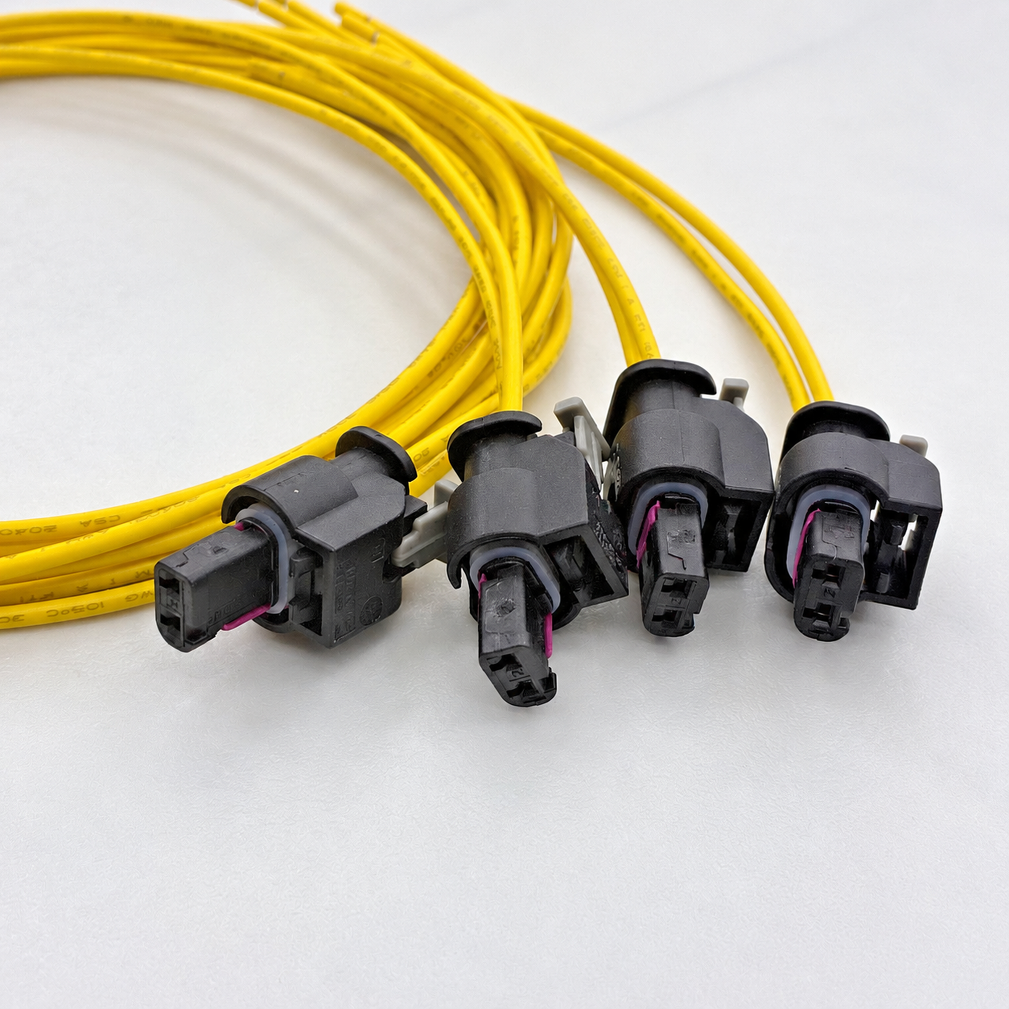 4pcs 2 Pin Fuel Injector Connector Plug 50cm Pigtails for Mercedes Audi Fiat FCC – BA192/4pcs-2pin – image 8