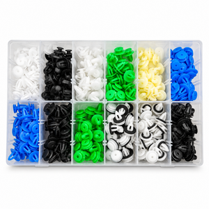 320pcs European Car Automotive Trim Clip Assortment Kit Push Fasteners Rivet Bumper Panels – BA273/320pcsEuro – image 1