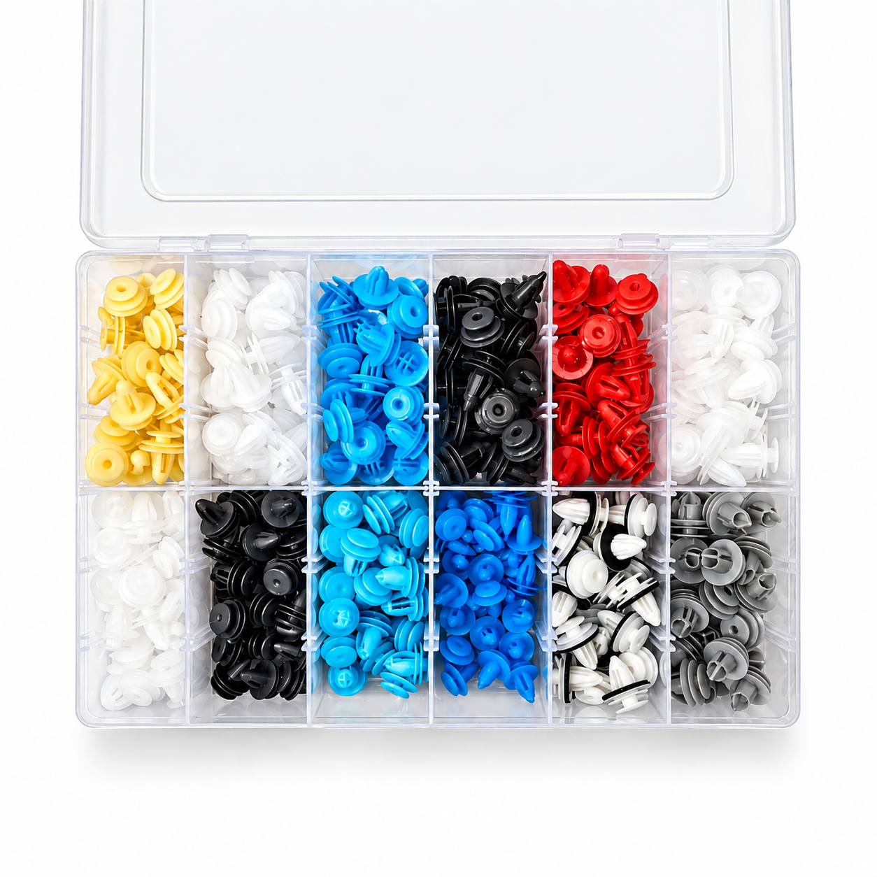 335pcs JDM Japanese Manufacturer Vehichles Automotive Car Automotive Trim Clip Assortment Kits Push Fastener Rivet Bumper Panel