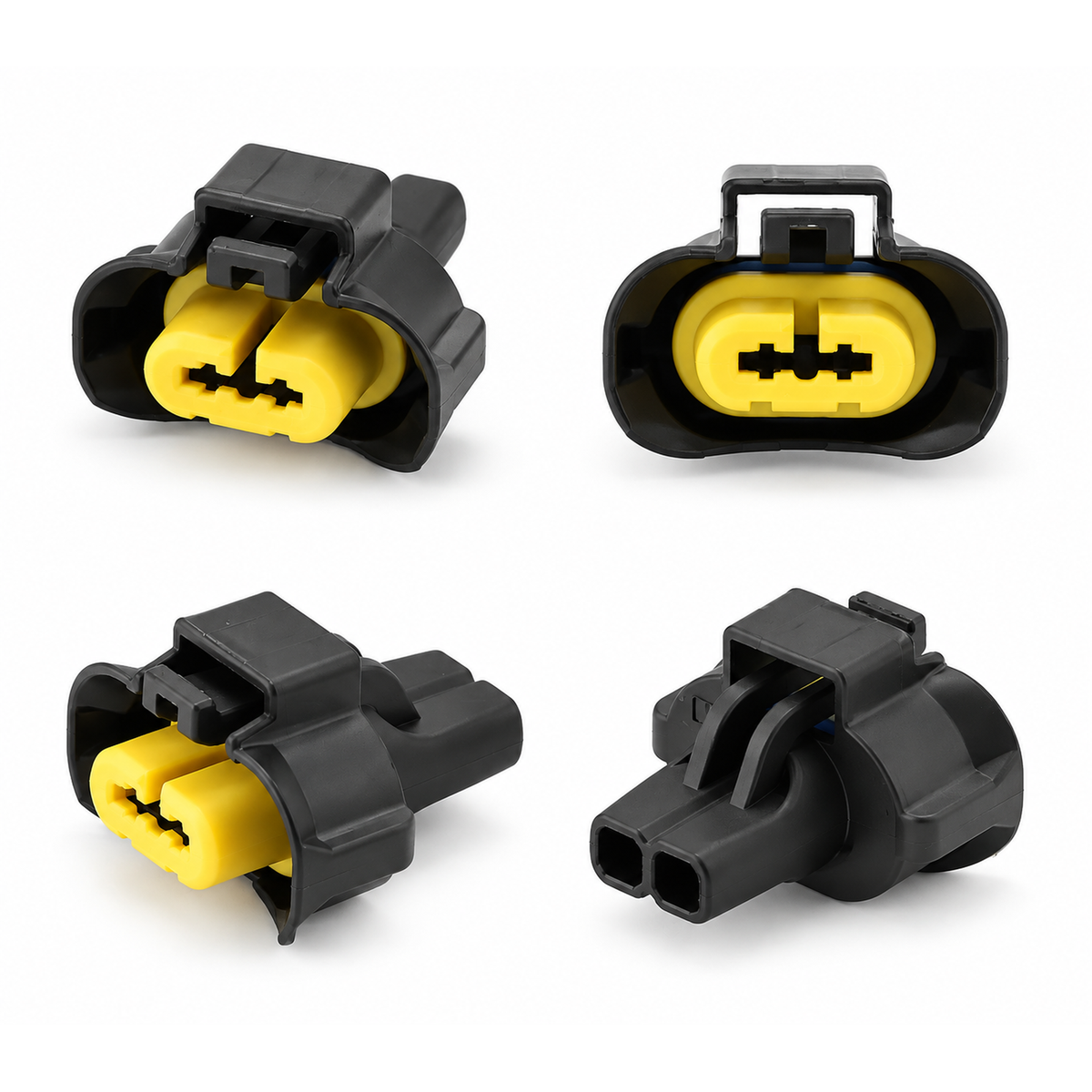 2pin Plug Female Connector for Delphi H8 H11 Fog Lamp for Nissan Teana Qashqai Tiida – BAG/100/2pin – image 1