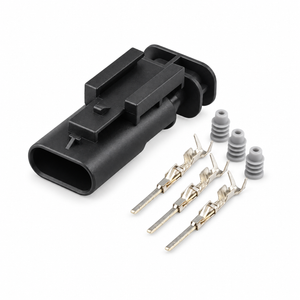 3 Pin Connector & Pins for Ford Land Rover Freelander Jaguar Parking Sensor Electric Eye Plug 1-1703494-1