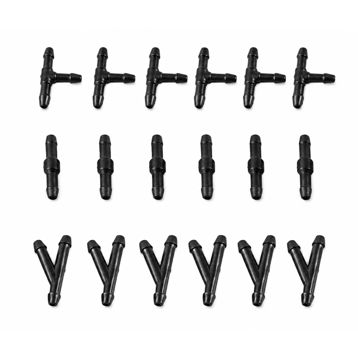 18 Universal Windscreen Washer Pump Plastic Joiner Pipe Connector Adapter Barbed – BAG/202/Join/18pc – image 6