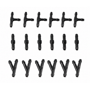 18 Universal Windscreen Washer Pump Plastic Joiner Pipe Connector Adapter Barbed – BAG/202/Join/18pc – image 6