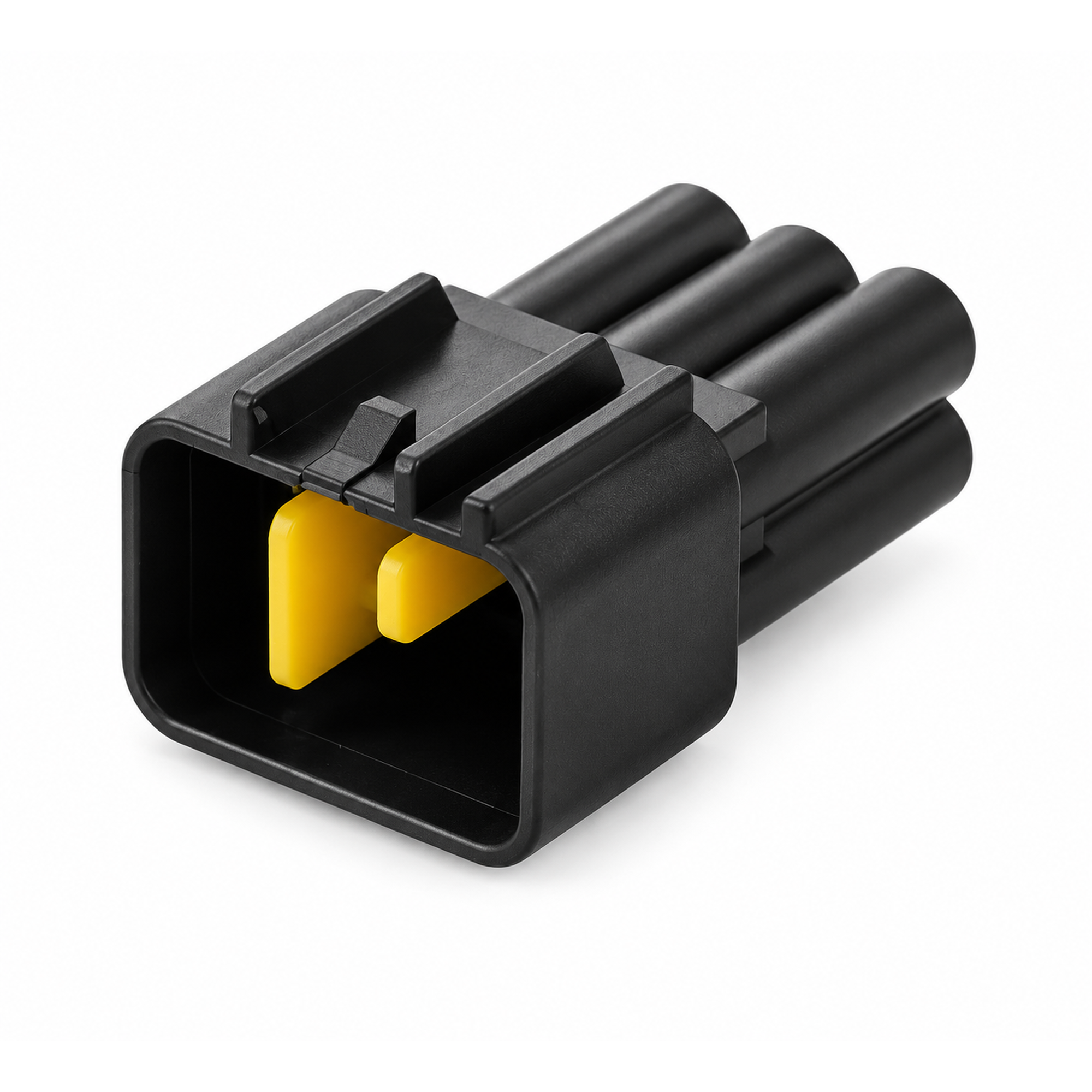6pin Male Female Ignition Coil Connector Set for Ford Mondeo FW-C-6F-B FW-C-6M-B – BAG/204/2pcSet/6Pin – image 1