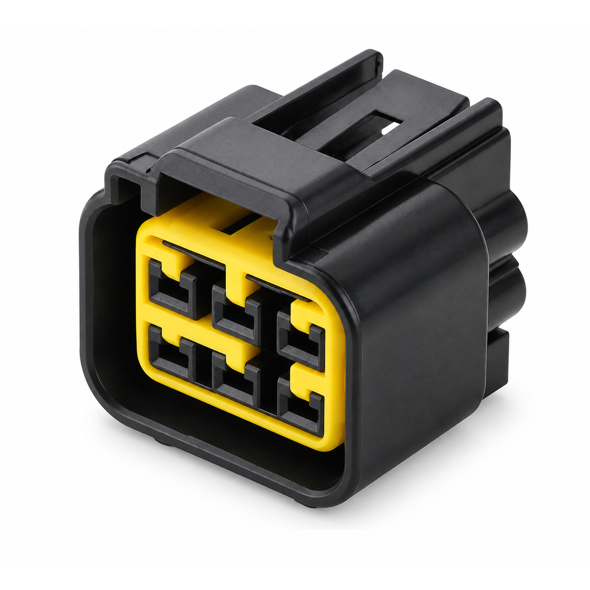 6pin Male Female Ignition Coil Connector Set for Ford Mondeo FW-C-6F-B FW-C-6M-B – BAG/204/2pcSet/6Pin – image 2