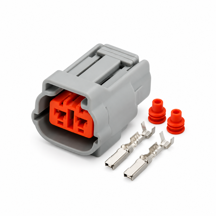 2 Pin Automotive Connector Kit for Sumitomo DL Sealed Series 6195-0006 6189-0176 – BAG/207/2pin/MnFset – image 1