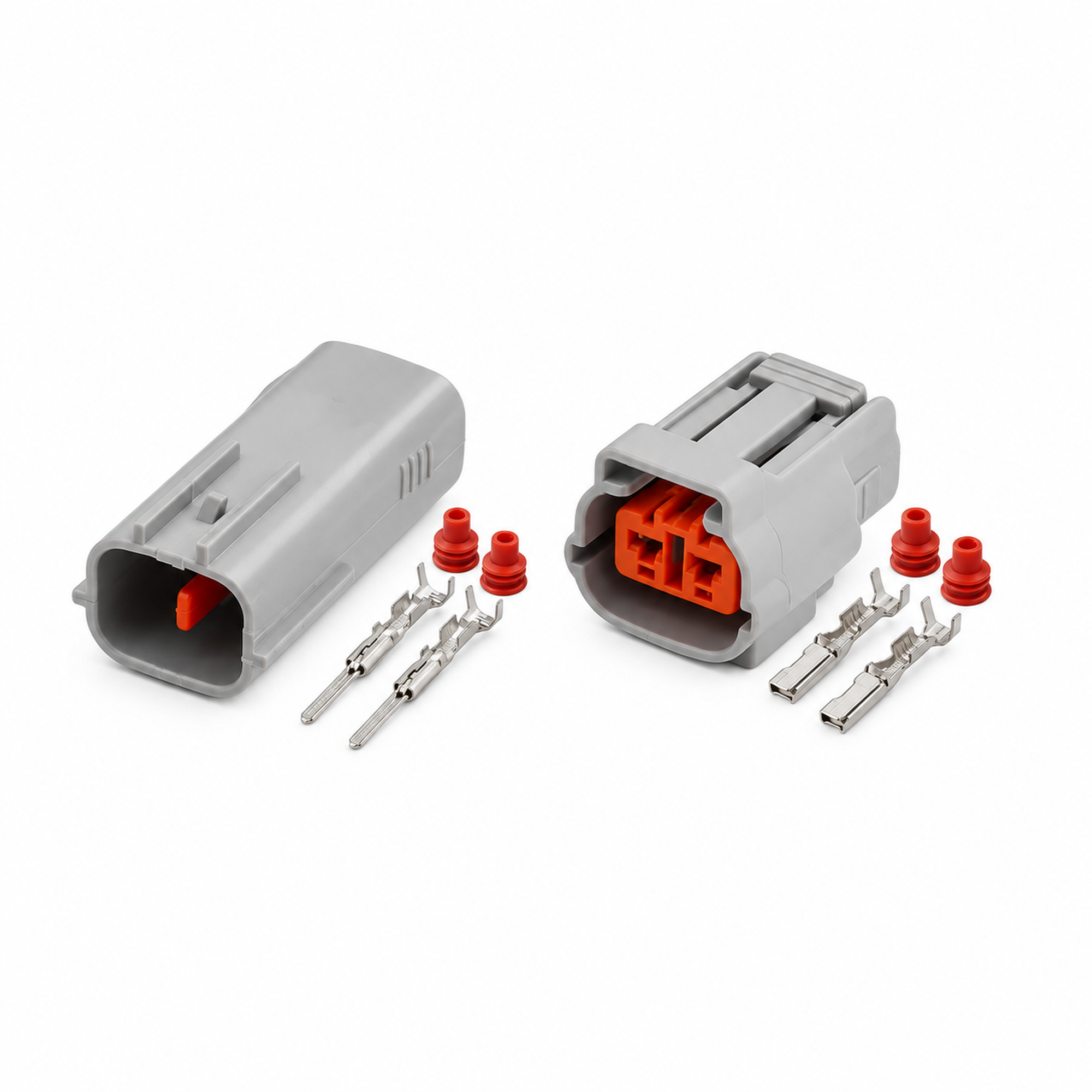 2 Pin Automotive Connector Kit for Sumitomo DL Sealed Series 6195-0006 6189-0176 – BAG/207/2pin/MnFset – image 3
