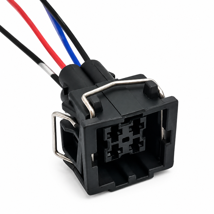 For Ford Seat Skoda VW Aircon Pressure Switch Wiring Harness 4 Pin Connector