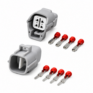 4 Pin TS 090 Male & Female Connectors, Terminal Pins & Seals for Sumitomo 6188-0066 6189-0126 – BAG-228/M+F – image 3
