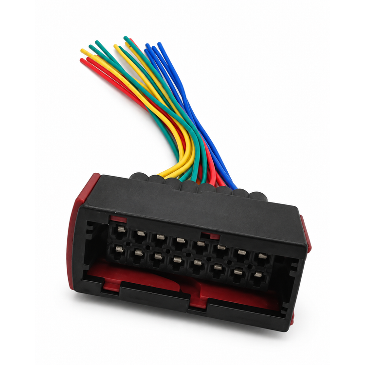 16 Pin Way Auto ECU Connector Prewired Female Wiring Harness 1-965427-1 for Mercedes Headlight – BAG-301 – image 1