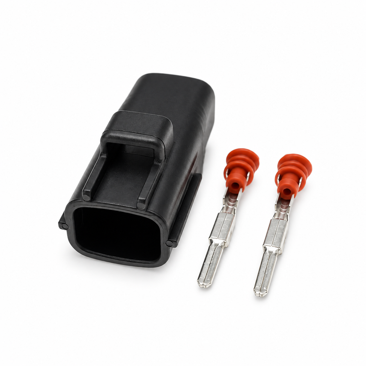 2 Pin Way 2.2MM Series Female Male Sealed Waterproof Sheath Automotive Plug Socket Connector 6188-0047