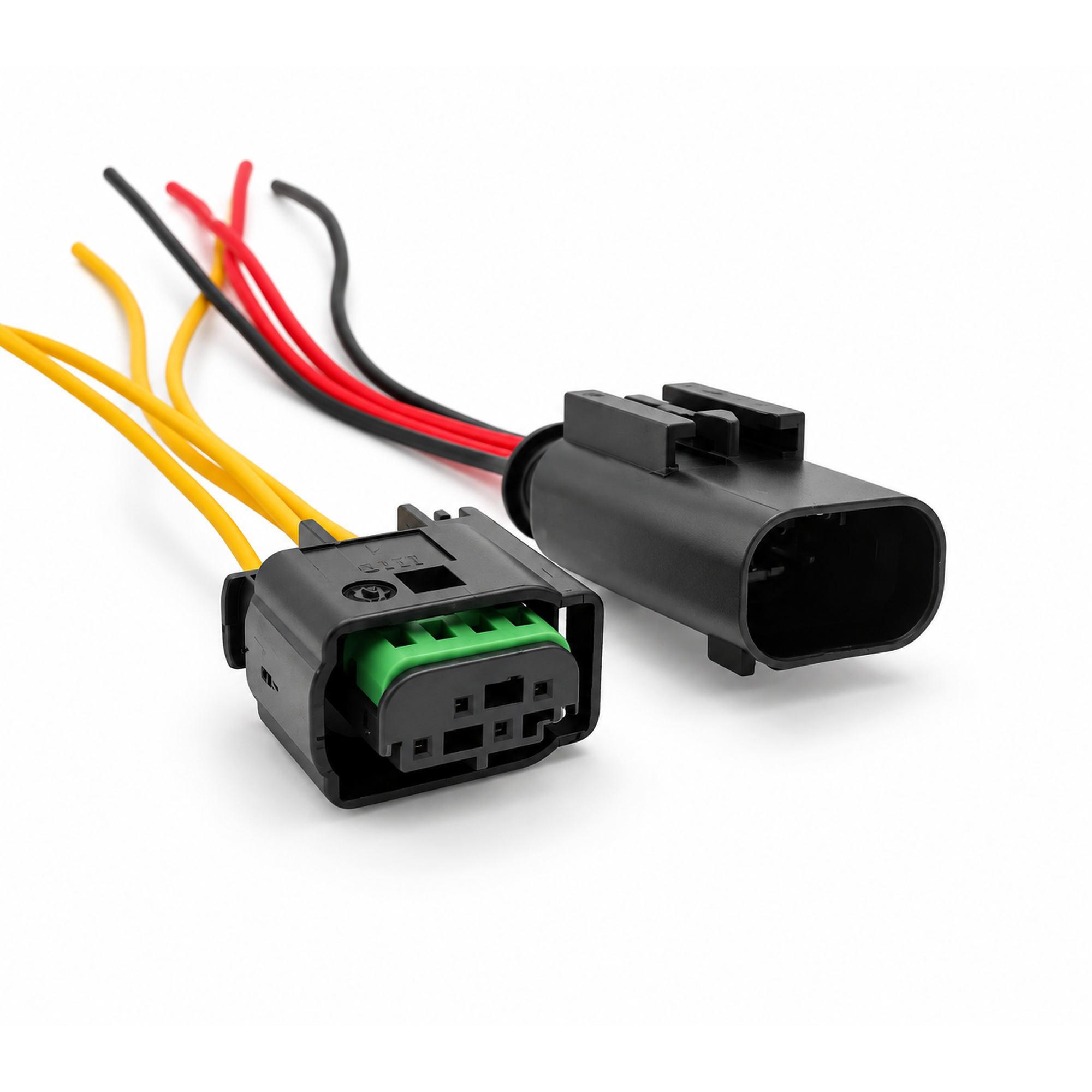 4PIN Male Female Set Plug Connector For Audi Ford VW Oxygen Sensor AV 8E0971934 – BAG-62/M+Fcable – image 1
