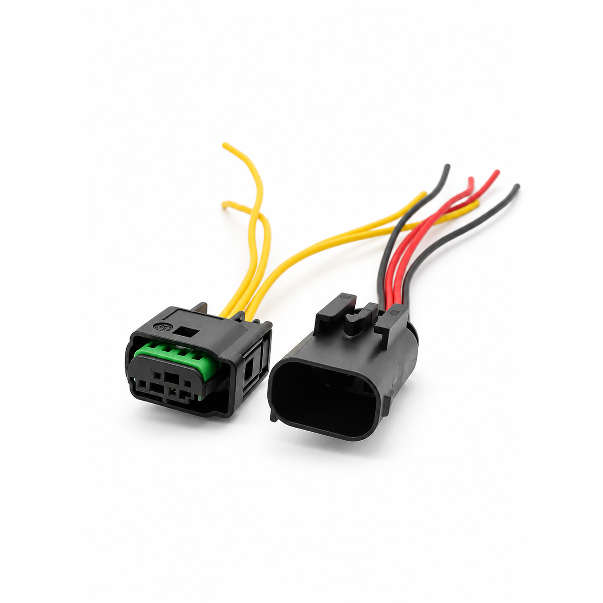 4PIN Male Female Set Plug Connector For Audi Ford VW Oxygen Sensor AV 8E0971934 – BAG-62/M+Fcable – image 2