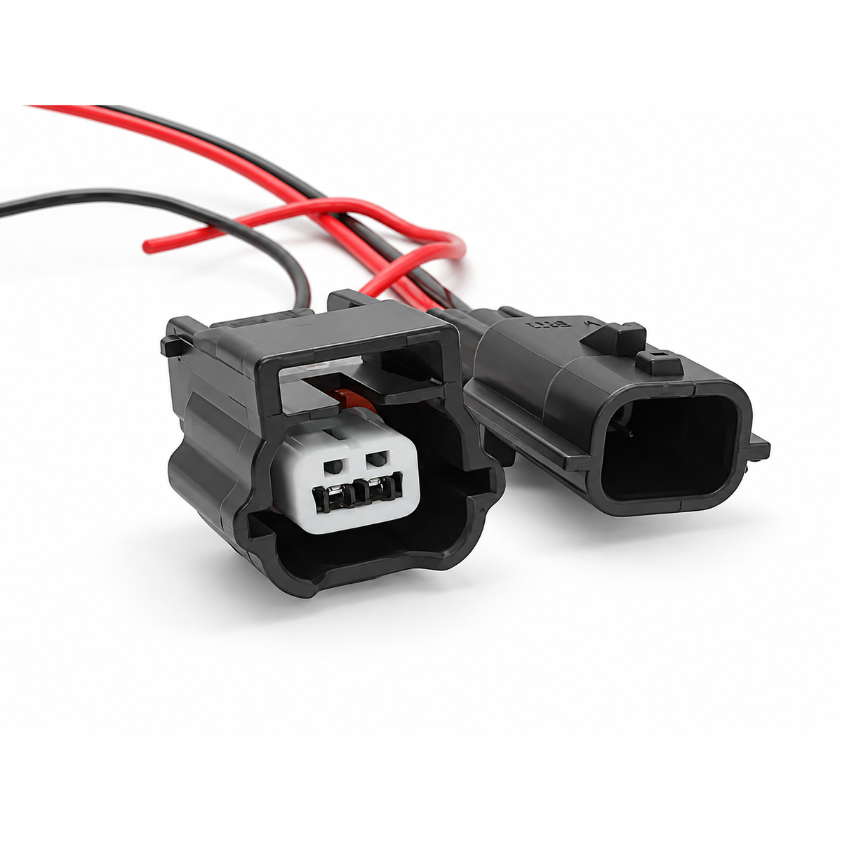 2 pin Connector Plug Prewired ABS 7282-8851-30 / 7283-8851-30 / 90980-38851 – BAG-65/M+Fcable – image 1