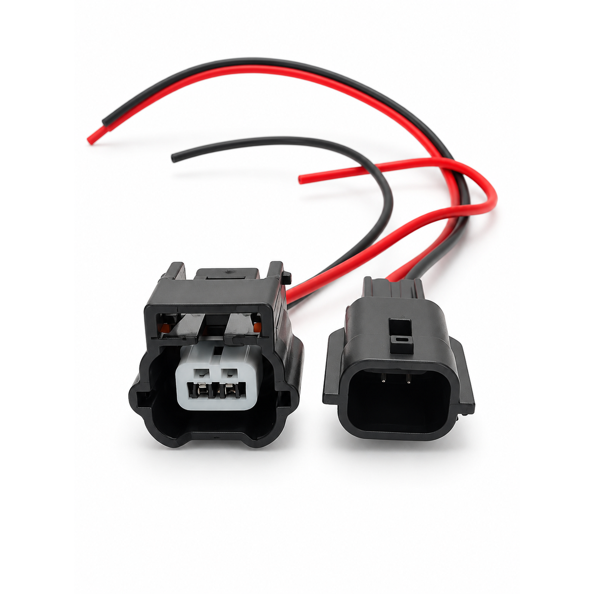 2 pin Connector Plug Prewired ABS 7282-8851-30 / 7283-8851-30 / 90980-38851 – BAG-65/M+Fcable – image 2