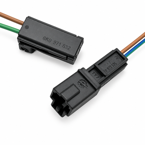 2 Pin Male & Female Pre-wired Connector Plug Set for Audi A4 8W B9 16-On 8W0971832 8W0972575