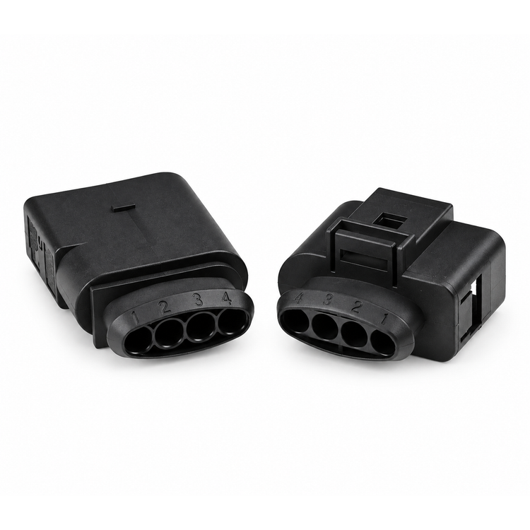 4 Pin Ignition Connector Male Female 1J0973824 & 1J0973724 For VW Audi Skoda – BAG-70/M+F-4pin – image 4