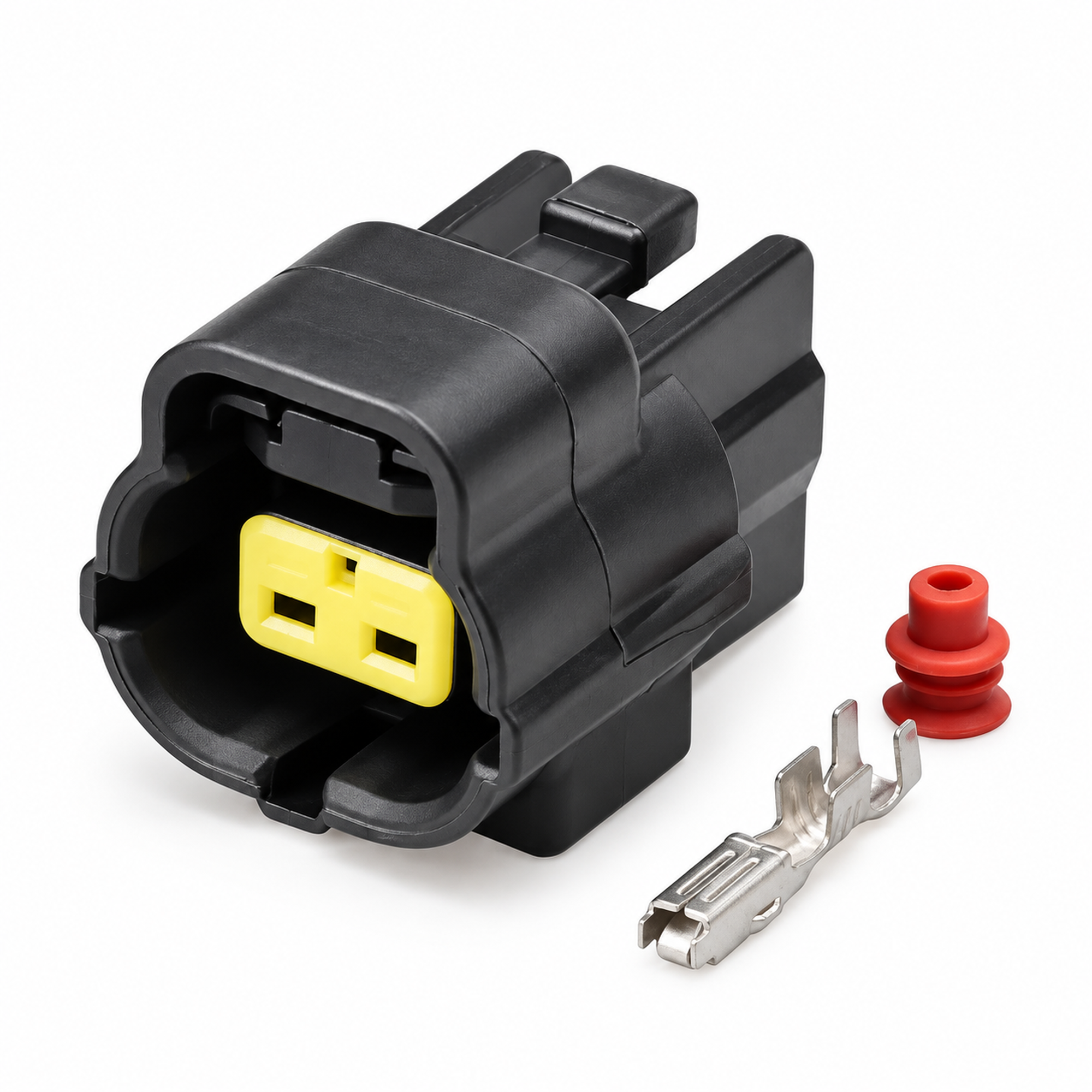 2 Pin Male & Female Connector Set 174352-2 174354-2 For Mazda RX7 FD Intake Air Temp Sensor Plug – BAG/97/MnFset – image 1
