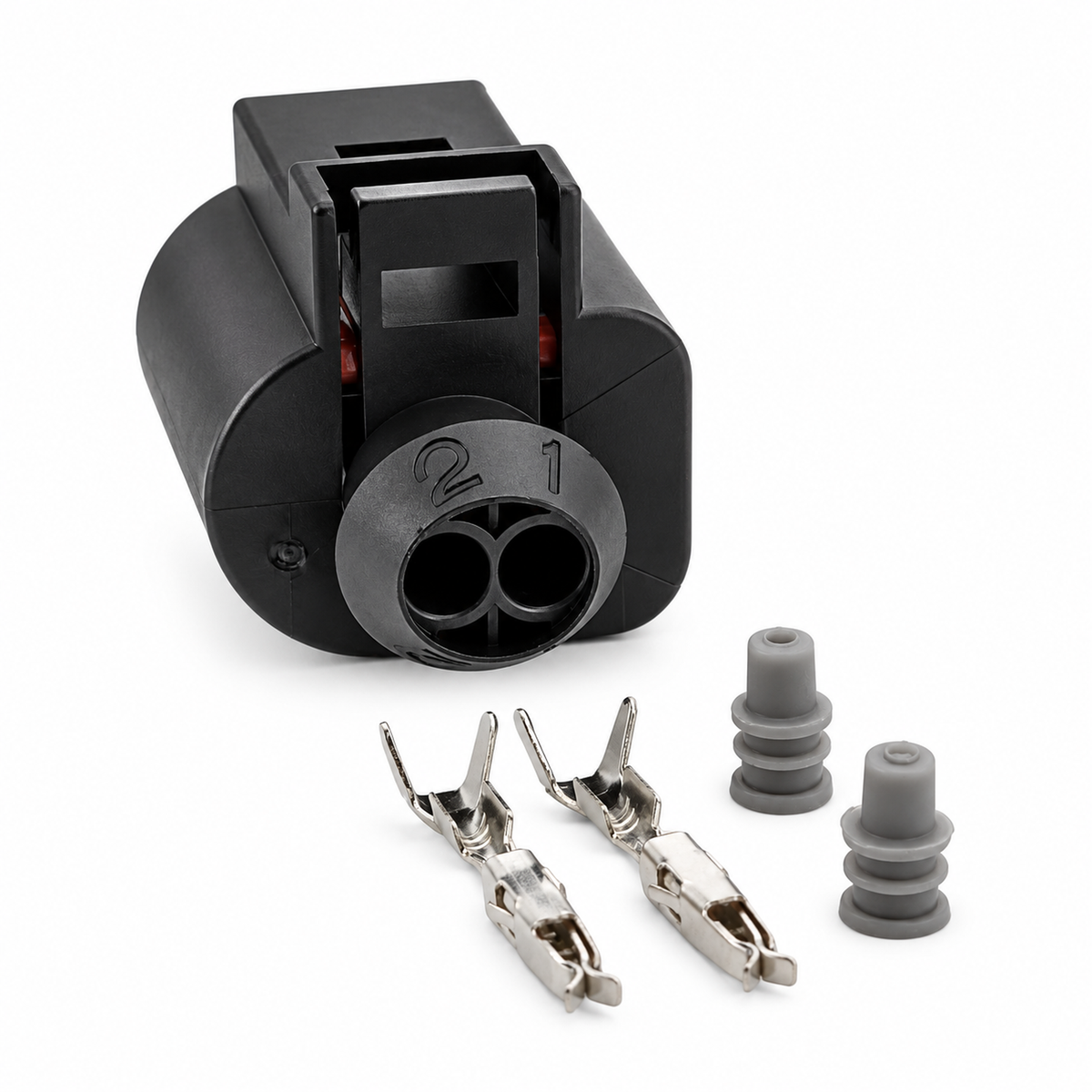 2 Pin Automotive Electrical Connector Plug Super Sealed 1.5 Series 1J0973702 for VW Horn – BAK/01.Y-1J0973702 – image 1