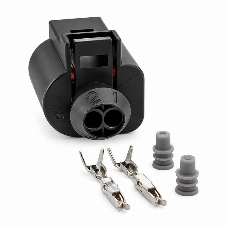 2 Pin Automotive Electrical Connector Plug Super Sealed 1.5 Series 1J0973702 for VW Horn – BAK/01.Y-1J0973702 – image 1