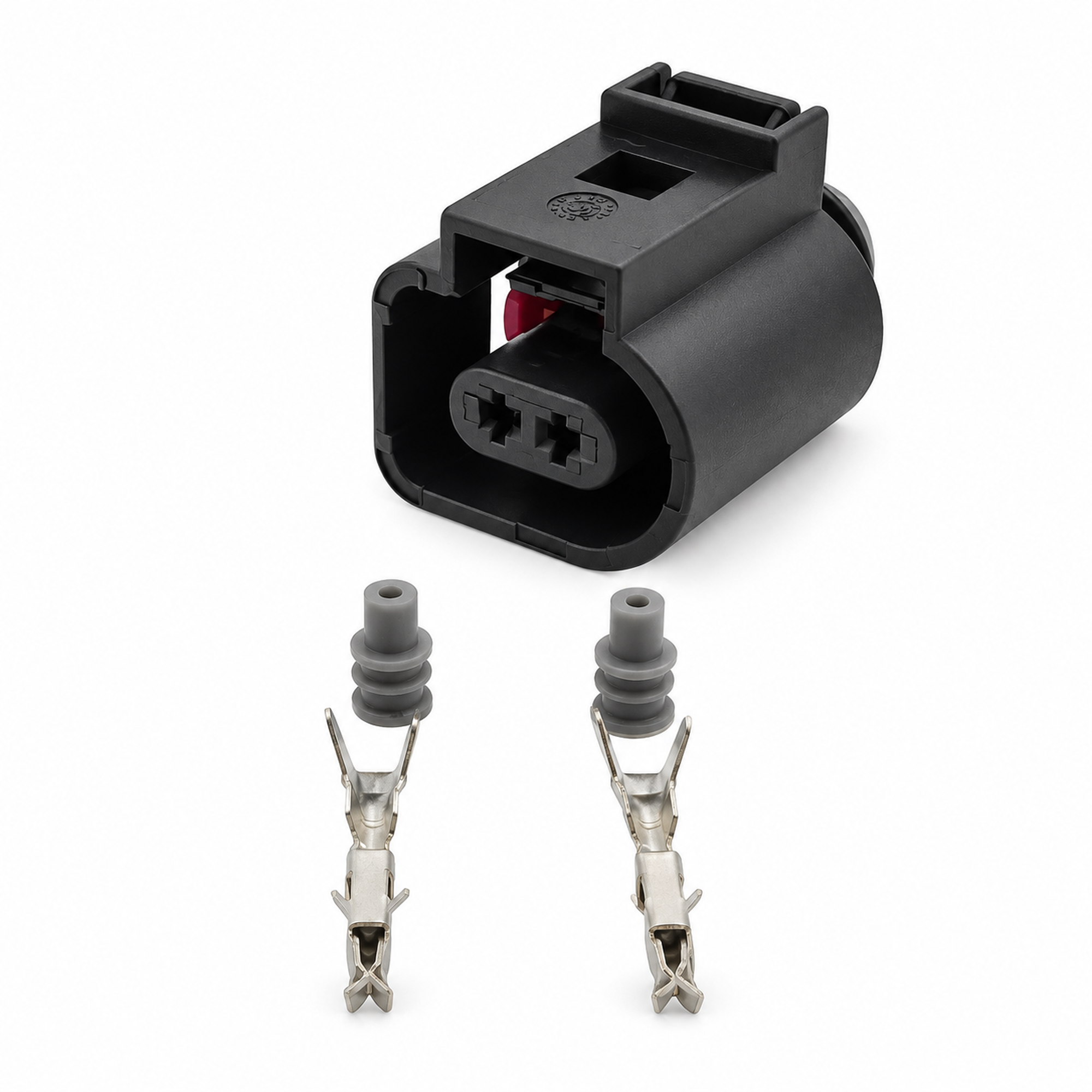 2 Pin Brake Pad Wear Connector Plug Pigtail for SEAT Ibiza 6L 6J 6F, Leon 1M 1P 5F, Toledo 1M – BAK/01.Y-1J0973702 – image 2