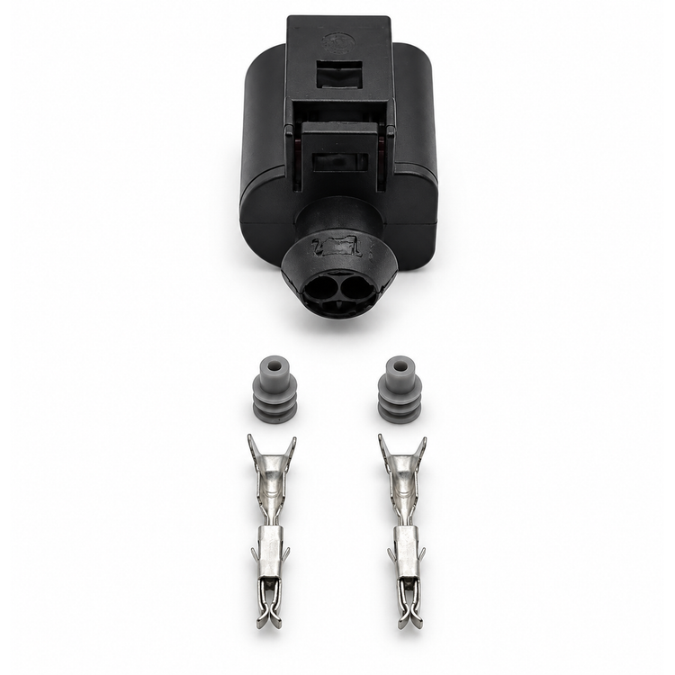 2 Pin Brake Pad Wear Connector Plug Pigtail for SEAT Ibiza 6L 6J 6F, Leon 1M 1P 5F, Toledo 1M – BAK/01.Y-1J0973702 – image 5